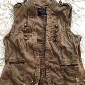 Sanctuary Army Green Vest